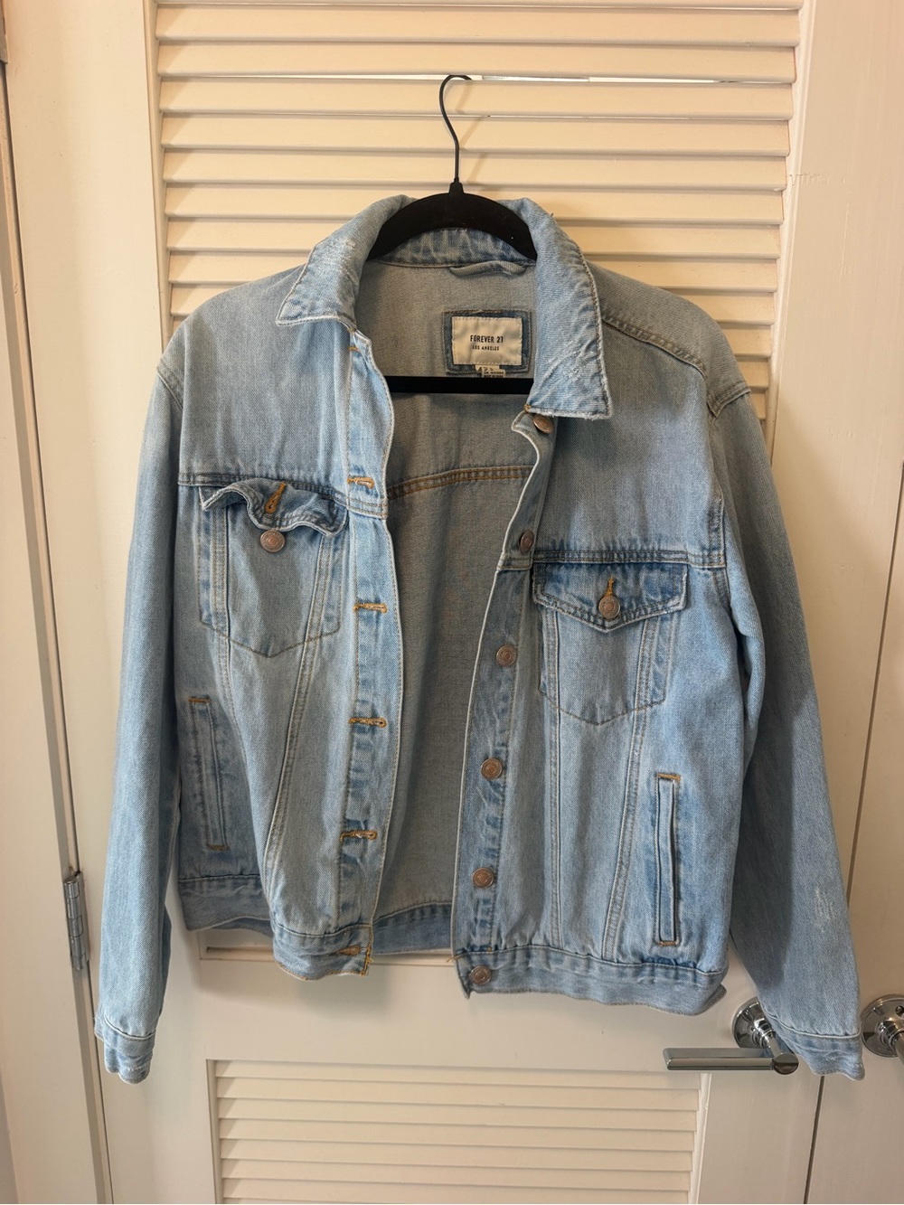 Forever 21 Light Blue Denim Jacket Trucker